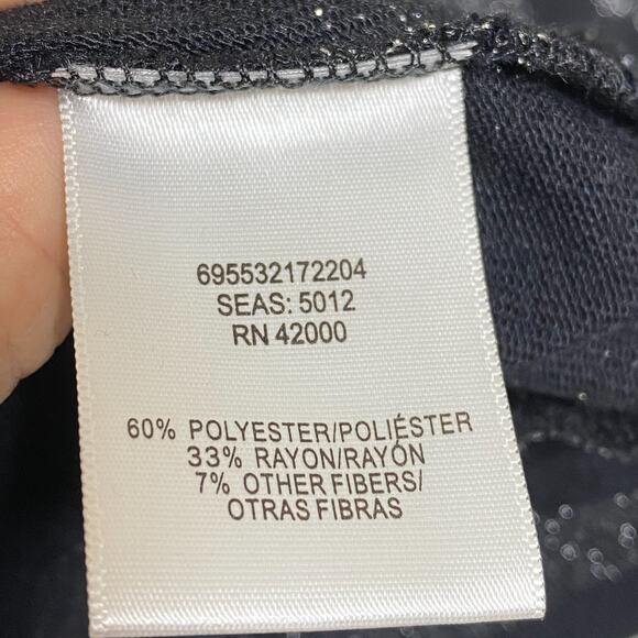 VTG Bongo Womens Y2K Striped Sweater Dress Size L Off Shoulder Belted Grunge - Picture 6 of 10